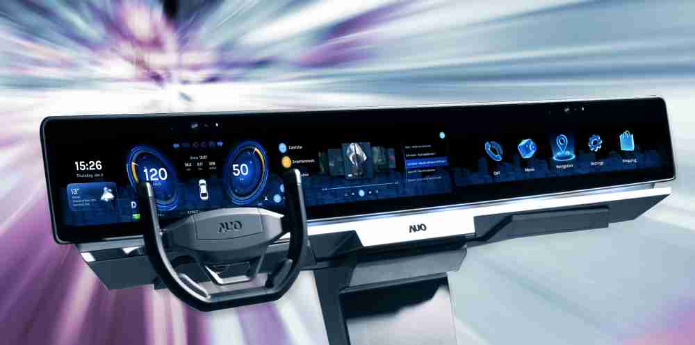 龙门国际开拓前瞻显示技术创新应用，，，结合优异整合设计能力，，，开发智能车载FIDM Plus一体化显示方案，，，，让驾驶操作与车内娱乐体验再进化